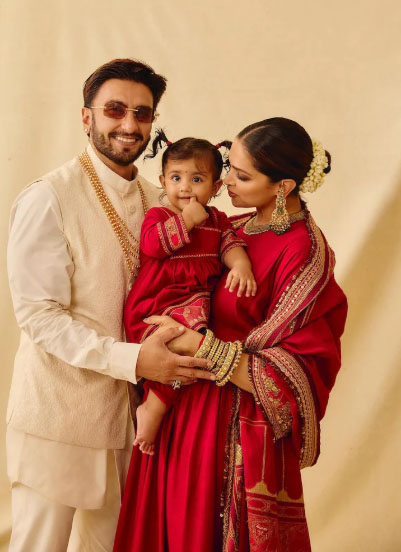 Deepika Padukone and Ranveer Singh Share First Clear Pictures of Daughter Dua