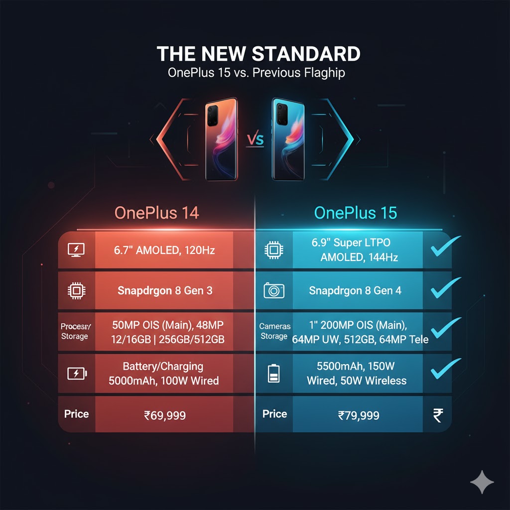 OnePlus 15 India Launch – Snapdragon 8 Elite Gen 5, Nov 13