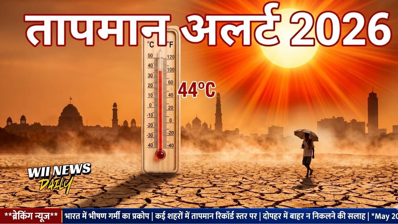 तापमान अलर्ट मई 2026 IMD Heatwave India MP Delhi Rajasthan