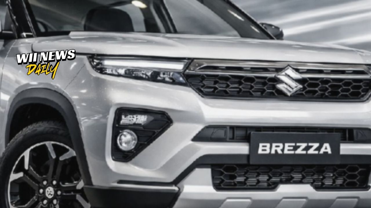 Maruti Brezza Facelift 2026 Spied New Grille 6 Speed Gearbox India Launch
