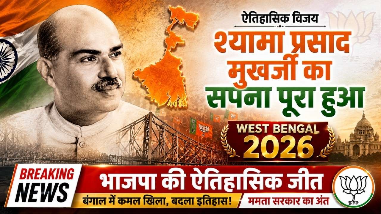 Shyama Prasad Mukherjee 2026 BJP West Bengal Win Suvendu Adhikari CM