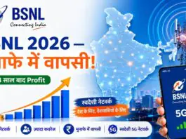 भारत संचार निगम लिमिटेड BSNL 2026 Profit 5G Roadmap India