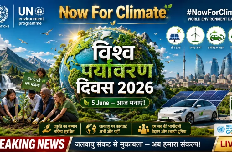 विश्व पर्यावरण दिवस 2026 World Environment Day Now For Climate Theme Azerbaijan UNEP