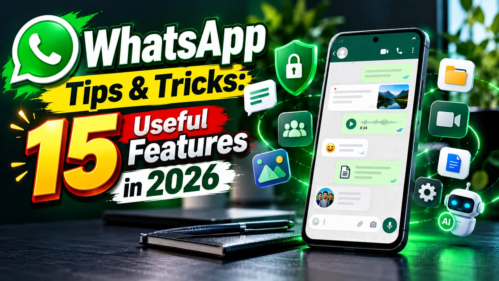 WhatsApp tips and tricks 2026 with privacy settings, useful features and business tools